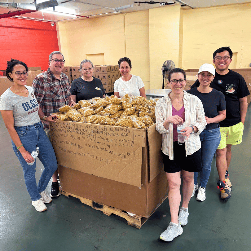 OLSS Joins Community FoodBank of New Jersey Volunteer Day